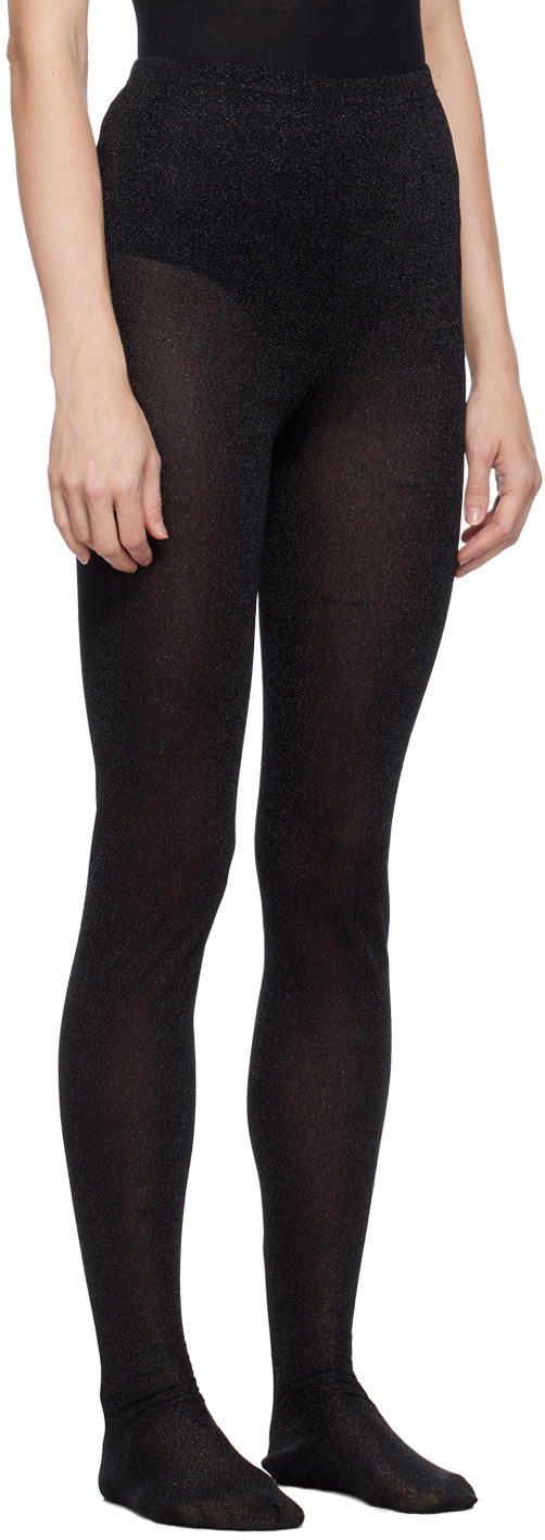 Чорапи Anna Sui Anna Sui Glittered Tights Черно | 723L90, 1