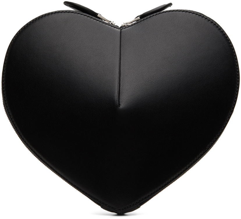 Дамска чанта Alaïa Heart Clutch Bag Черно | AA1P038CA268