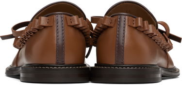 Кецове и обувки JW Anderson JW Anderson Ruffle Loafers Кафяво | FW0167-LA0323, 1