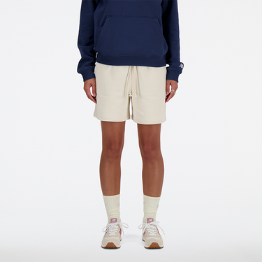 Къси панталони New Balance Athletics French Terry Short Бежово | WS41508-LIN, 2