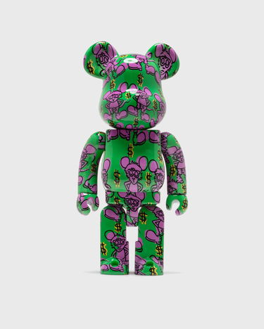 Колекционерско Medicom Toy MEDICOM BEARBRICK 1000% KEITH HARING #11 Зелено | MED1818, 0