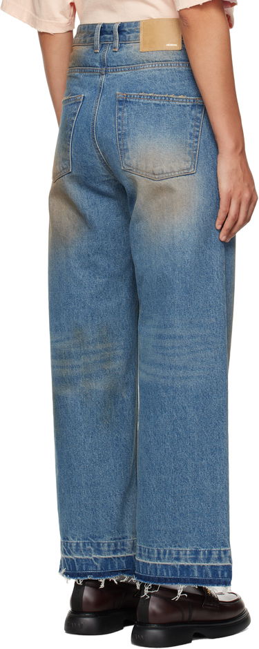 Дънки We11done We11done Grunge Wide Leg Jeans Синьо | WD-DP3-24-359-W-BL, 2