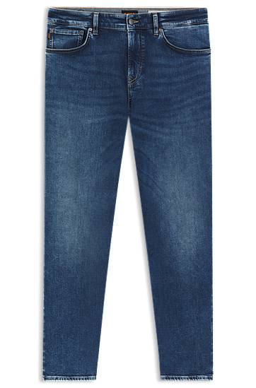 Дънки BOSS Maine Regular-Fit Super-Stretch Jeans Синьо | 50544633, 0