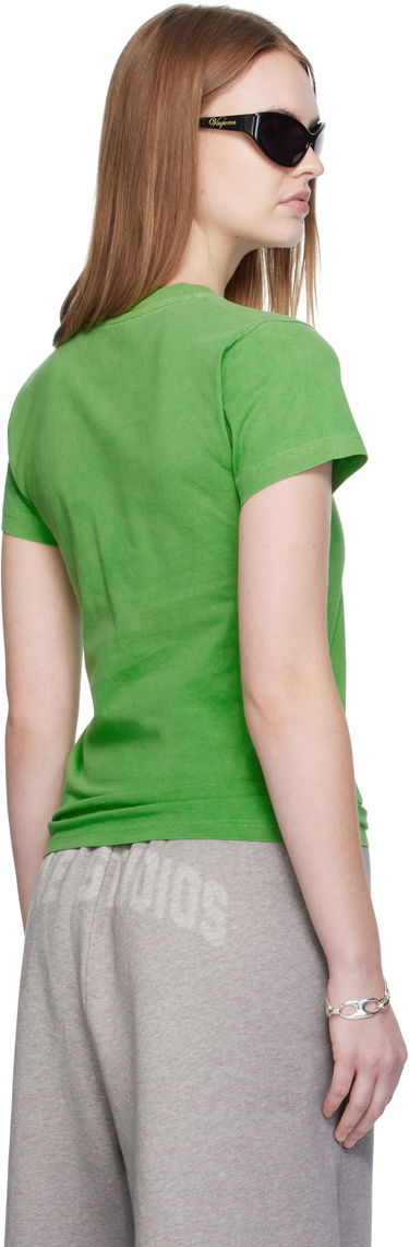 Тениска Martine Rose Martine Rose Shrunken T-Shirt Зелено | 629JE01400CW, 2