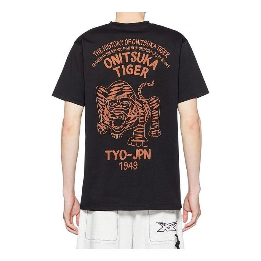 Тениска Onitsuka Tiger 3D Tiger Logo T-Shirt Черно | 2183B150-001, 0