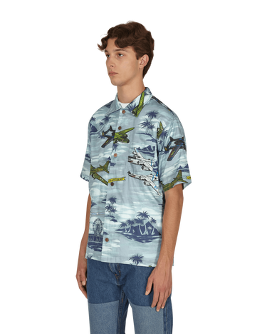 Риза General Admission Santa Monica Airlines Bomber Plane Shirt Многоцветен | SMA07 MULTI, 4