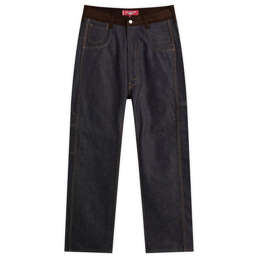 Дънки Junya Watanabe Junya Watanabe MAN x Levis Leather Patch Jeans, Size Large Синьо | WP-P203-051-1