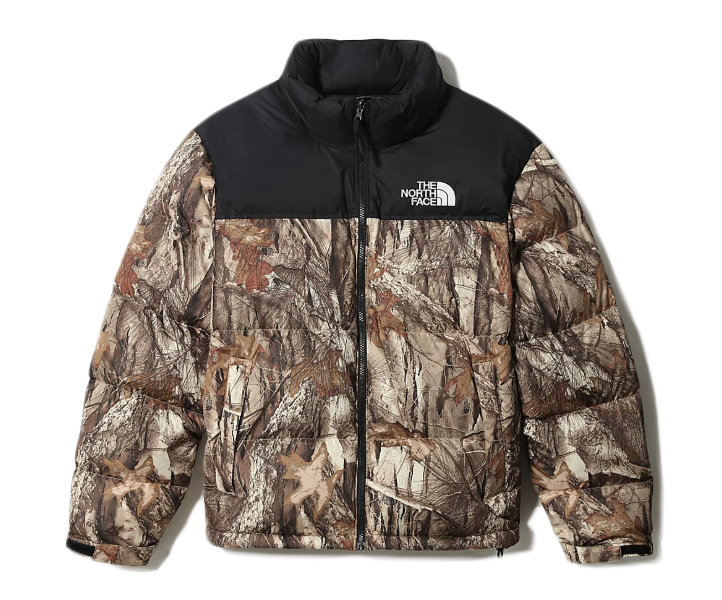 Пухо яке The North Face 1996 Retro Nuptse Packable Jacket Kelp Tan Forest Floor Print Кафяво | NF0A3C8D-047