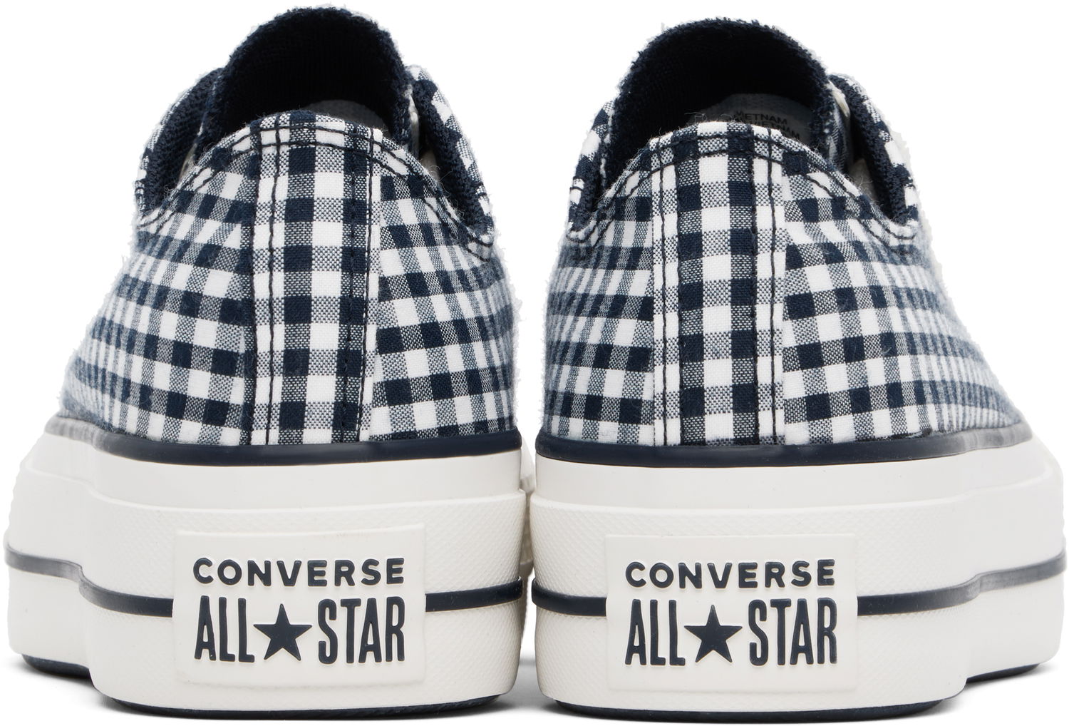 Кецове и обувки Converse Chuck Taylor All Star Lift Platform Gingham Тъмно синьо | A13664C, 0