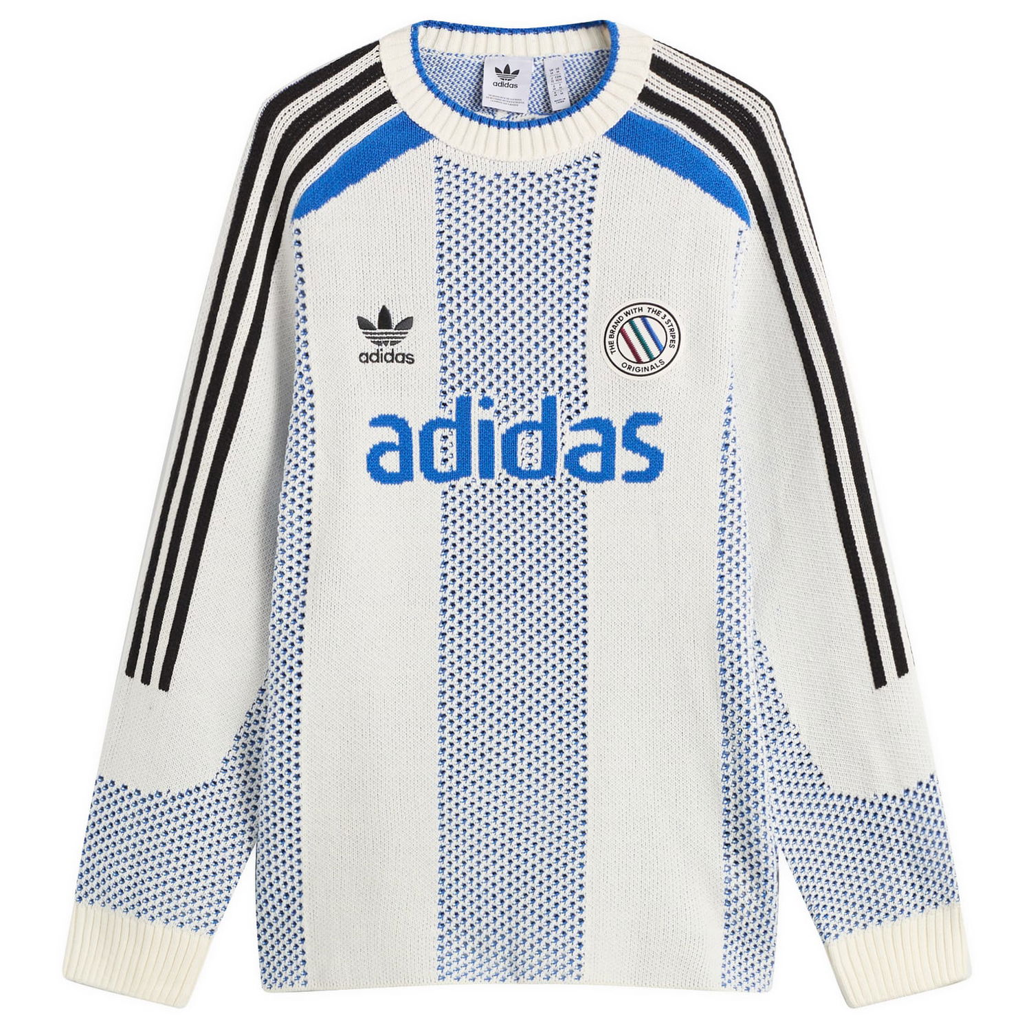 Пуловер adidas Originals Adidas Adicolor Pullover Knit Бяло | KQ5085, 1