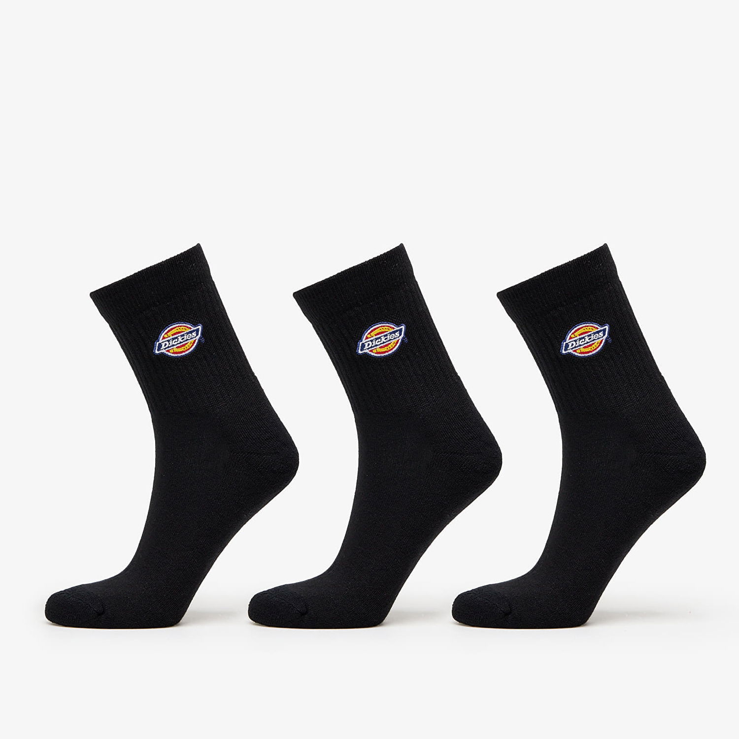 Чорапи Dickies Valley Grove Mid Socks 3-Pack Черно | DK0A4Y9OBLK1, 0