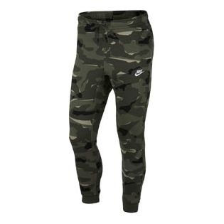 Спортни панталони Nike Sportswear Club Camo Sweatpants Зелено | AJ2112-325, 0