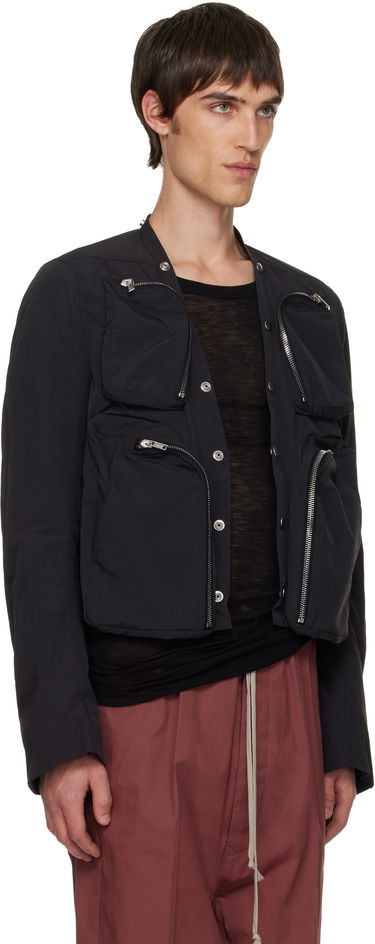 Яке бомбър Rick Owens Cargo Bomber Jacket Черно | RU02E1762 MT, 1