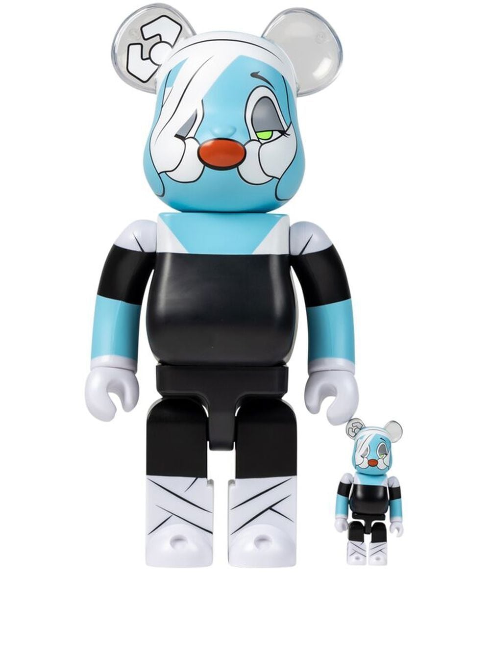 Колекционерско Medicom Toy Aruta Soup BE@RBRICK 100% and 400% figure set - Black Синьо | MEDI009819524736, 0