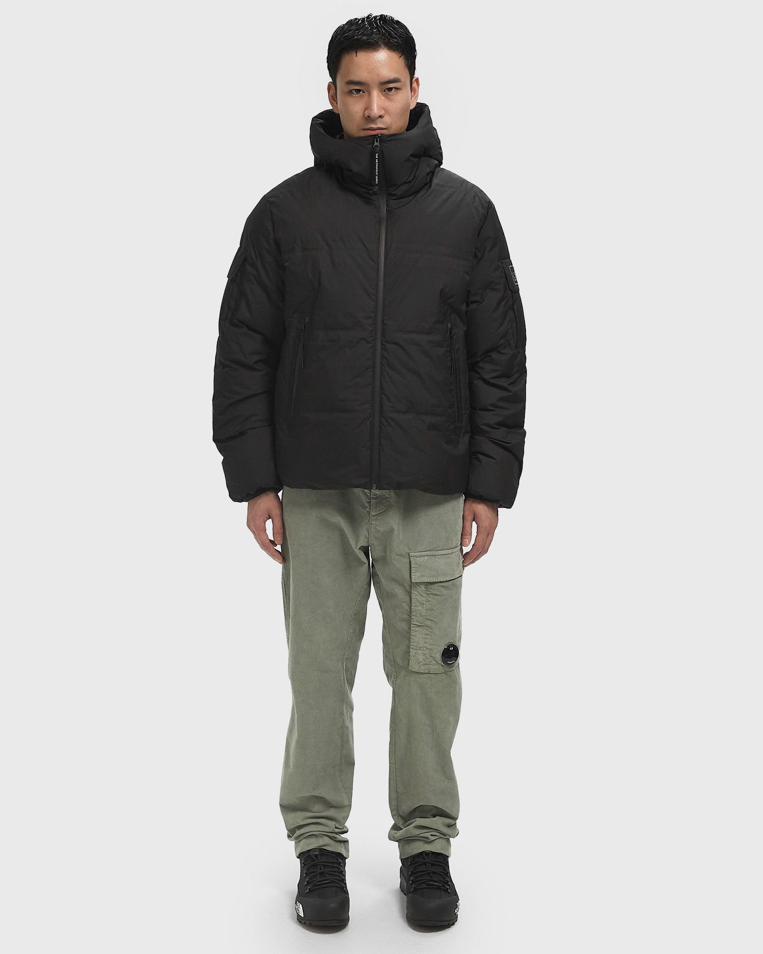 Пухо яке C.P. Company Medium Metropolis Series Hooded Puffer Jacket Черно | 19CLOW009A110400A-999, 1