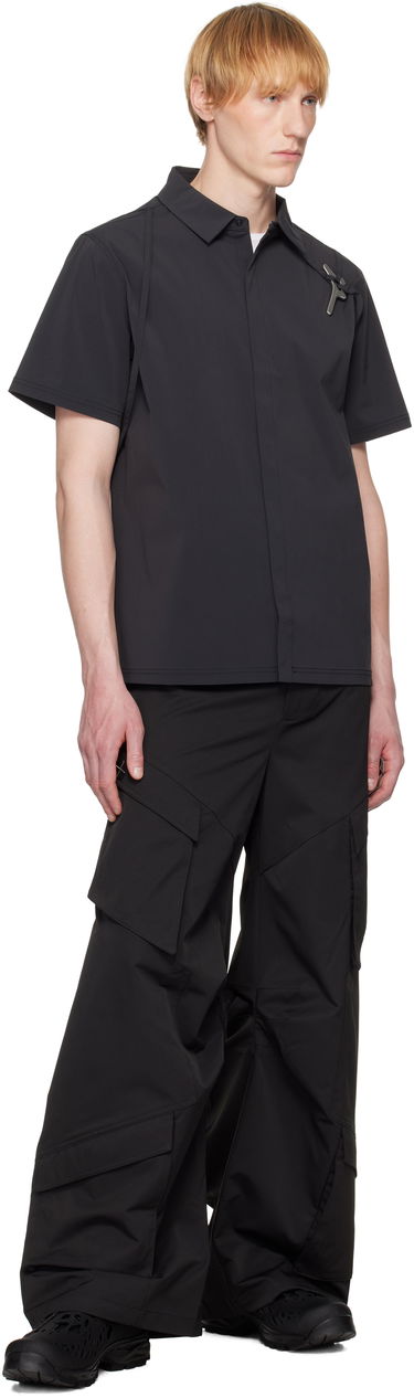 Риза HELIOT EMIL Heliot Emil Purulence Technical Shirt Черно | SS25_M_05_042_BLK01_CO, 3