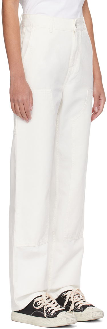 Панталони Carhartt WIP Pierce Double Knee Pant Бяло | I033139_D6_02, 4