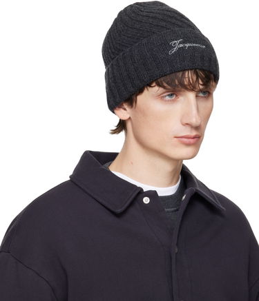 Шапка Jacquemus The Tourni Beanie Сиво | 25HACU00767AK00287, 3