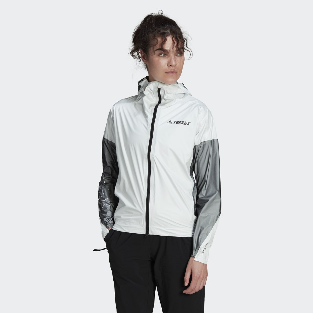Ветровка adidas Performance Terrex Agravic Three-Layer Pro Rain Jacket Бяло | H44104, 0