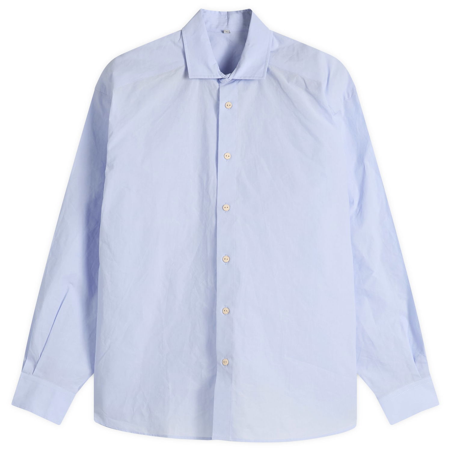 Риза Baserange Baserange Claude Shirt, Size Medium Синьо | TSCL-OCP-AU25-SAX, 0
