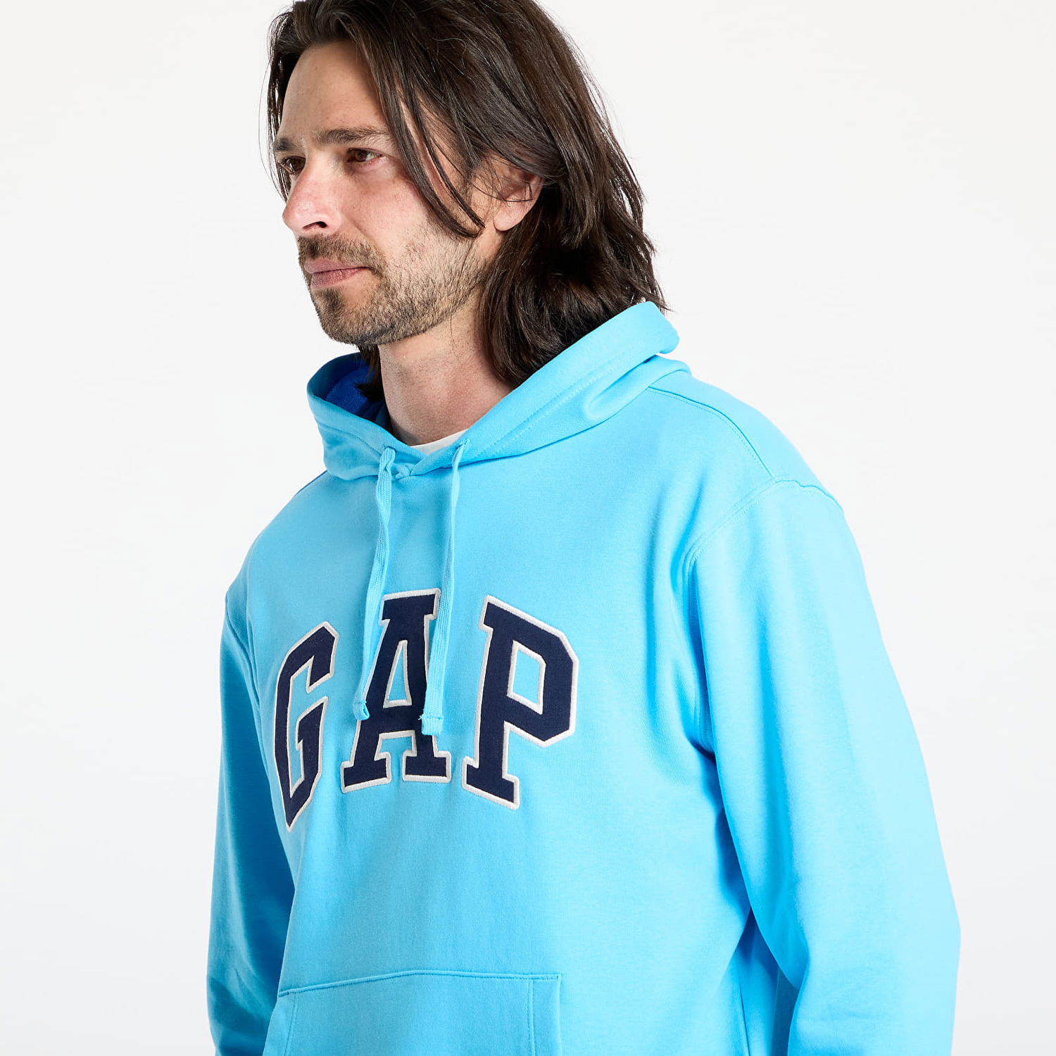 Суитчър GAP GAP Arch Logo Hoodie Тюркоазено | 868460-10, 1