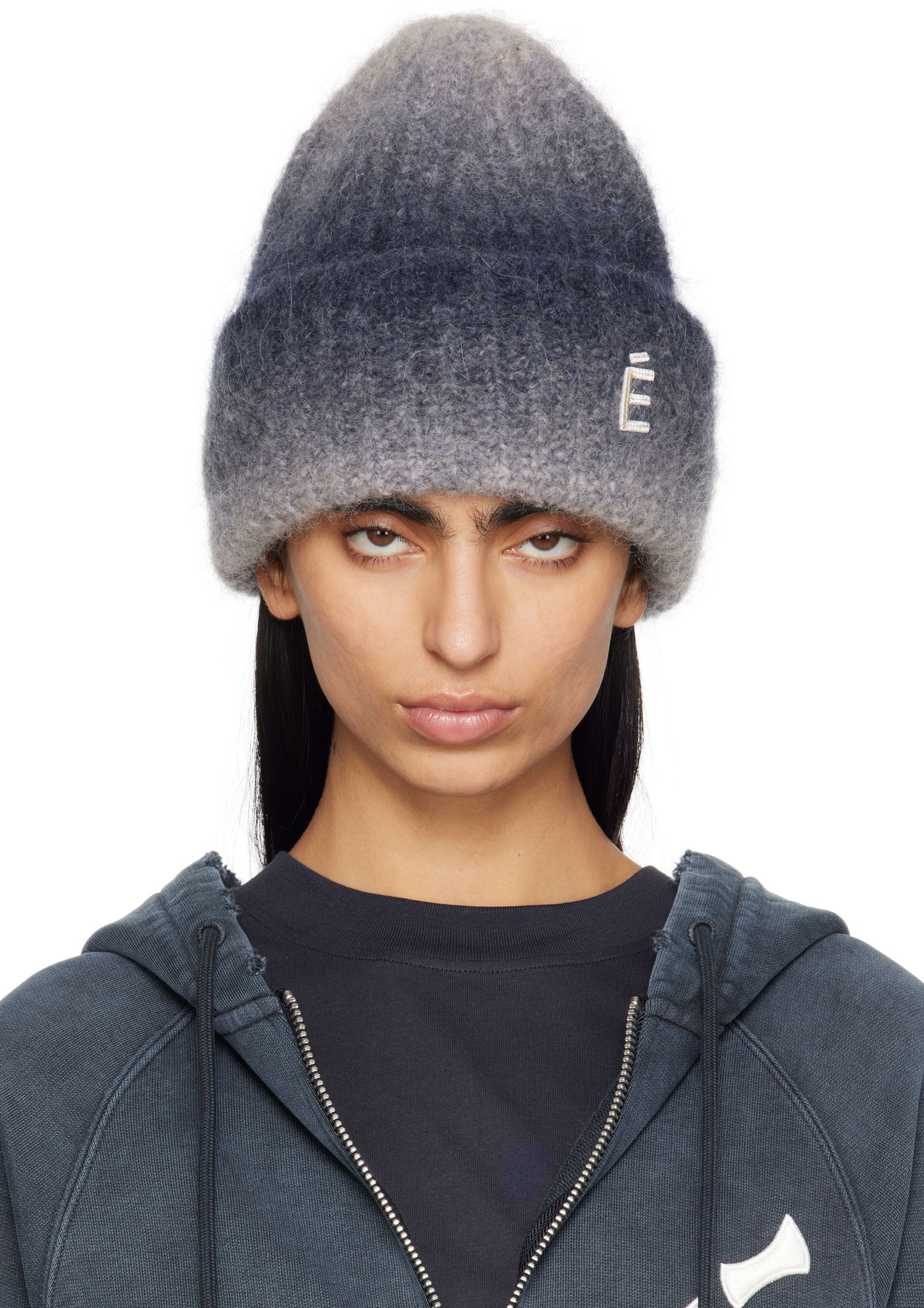 Шапка Études Études Alpaca Beanie with Logo Сиво | H24MMACC697-44, 0