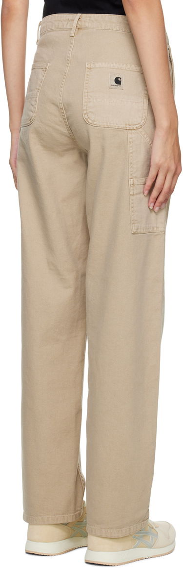 Панталони Carhartt WIP Straight Fit Cotton Canvas Pants Бежово | I030289 07EFH, 2