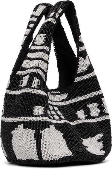 Голяма пазарска чанта JW Anderson JW Anderson Mini Beaded House Pattern Shopper Tote Многоцветен | HB0744-FA0470, 2