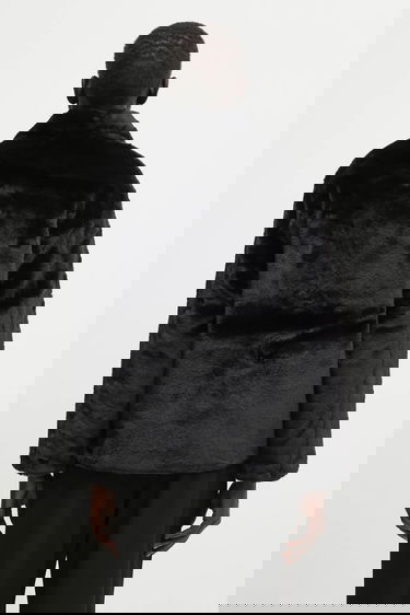 Палта Carhartt WIP Olney Michigan Faux Fur Coat Черно | I035320-89.XX, 4