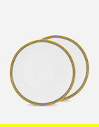 Set of 2 Porcelain Dinner Plates