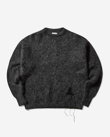 Пуловер ROA Dropstitch Mohair Knit Crewneck Sweater Черно | RBMW0522YA76 ANT0001, 1