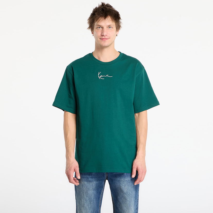 Тениска Karl Kani T-shirt Small Signature Essential Tee XXL Зелено | PD00008877