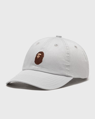 Шапка с козирка BAPE A Bathing Ape One Point Cap Сиво | 001CPL301001MGR, 1
