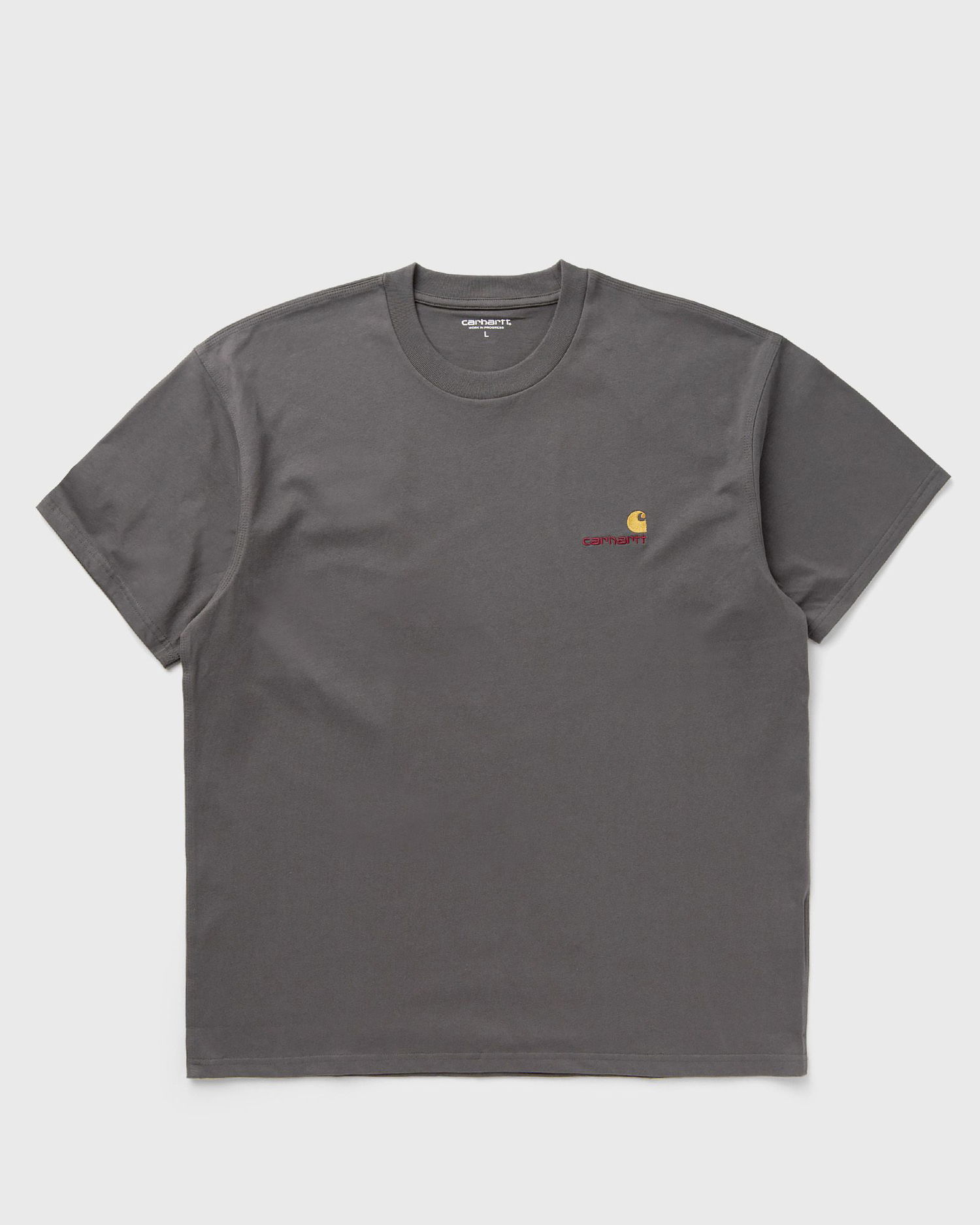 Тениска Carhartt WIP American Script T-Shirt Сиво | I029956-33C.XX, 0