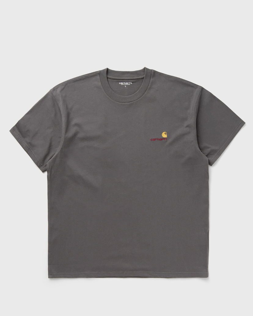 Тениска Carhartt WIP American Script T-Shirt Сиво | I029956-33C.XX