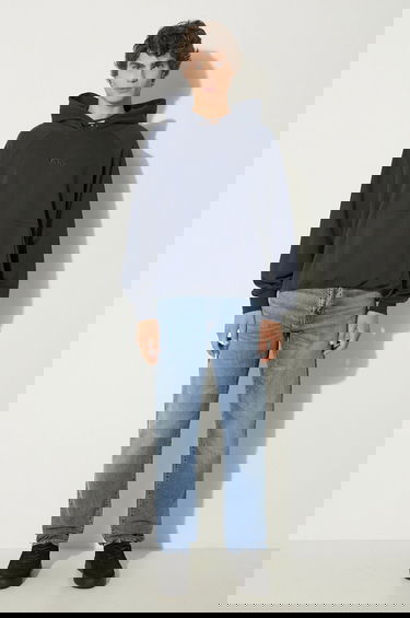 Суитчър Vans Premium Classics LX Smooth Fleece Lace-Up Hoodie Тъмно синьо | VN000GZ1D6Q1, 1