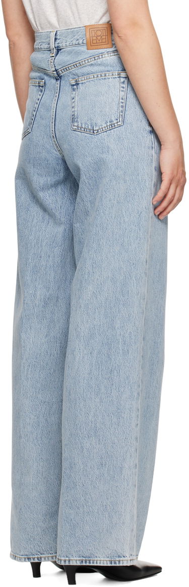 Дънки TOTEME Wide Leg Jeans Синьо | 242-WRB2426-FB0045, 2