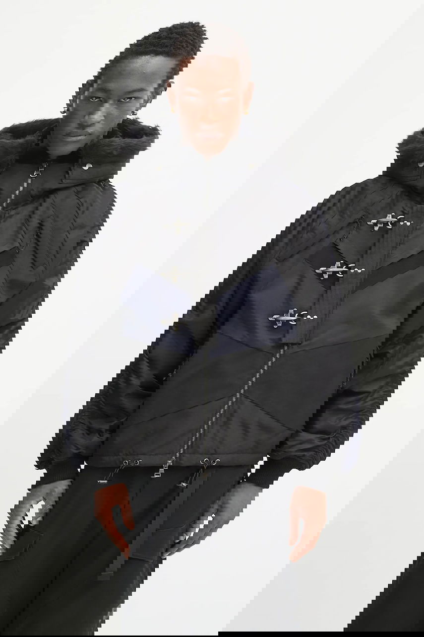 Яке бомбър Andersson Bell Norwegian N2B Hooded Padded Jacket with Fur Trim and Toggle Closures Многоцветен | awa690u, 0