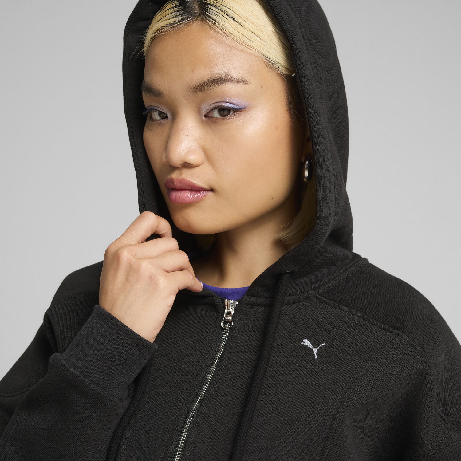 Суитчър Puma The Fast Race Cropped Hoodie Черно | 626650_01, 1
