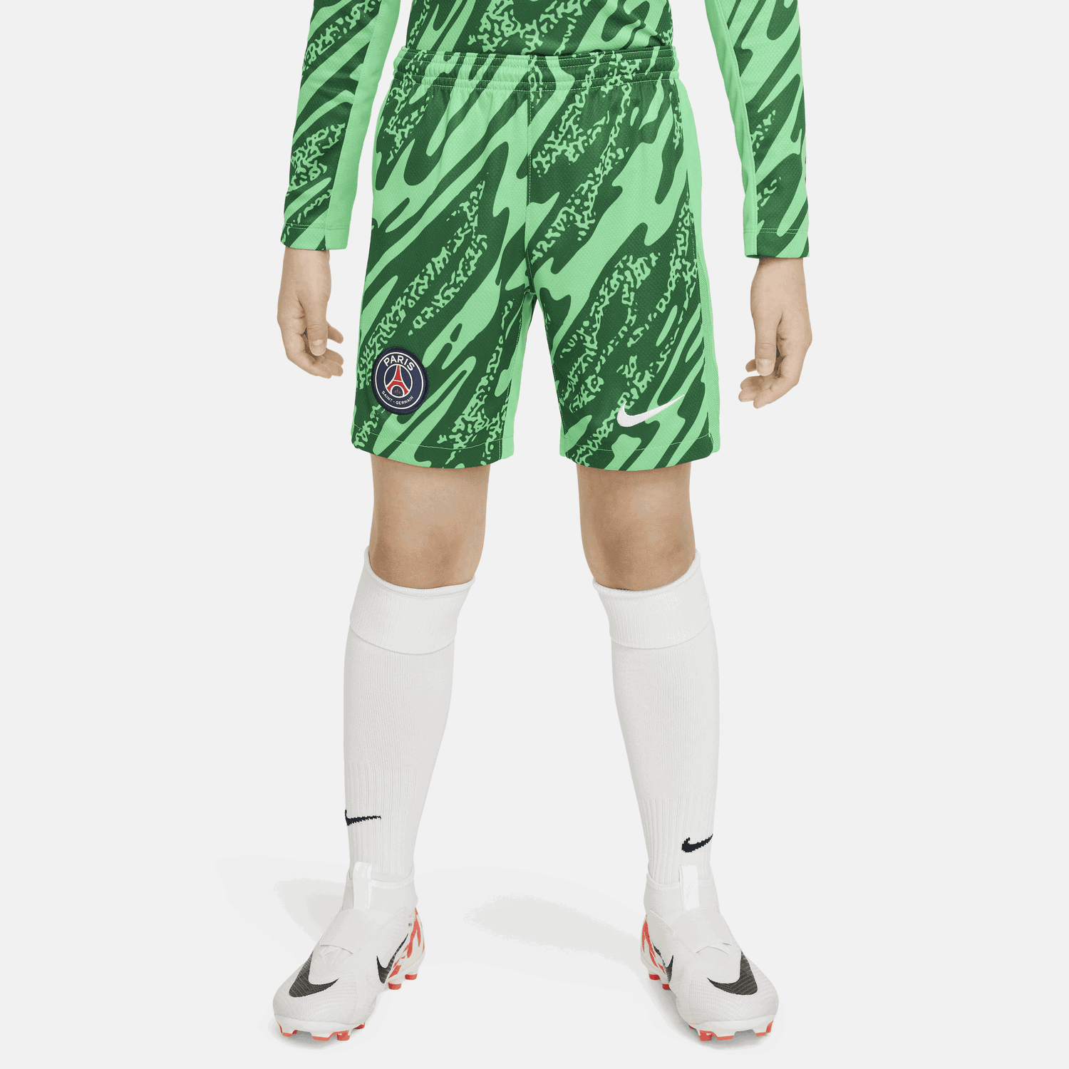 Къси панталони Nike Paris Saint-Germain Stadium 2024/25 Dri-FIT Replica Older Kids' Football Shorts Зелено | FN9191-329, 1
