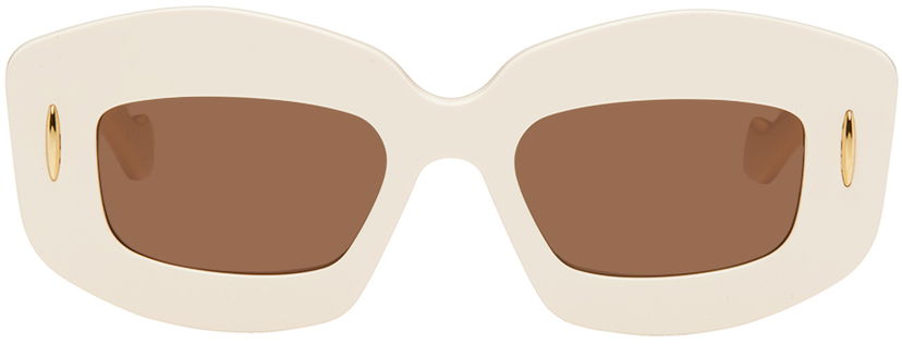 Слънчеви очила Loewe Off-White Geometric Sunglasses Бяло | LW40114I 192337138430