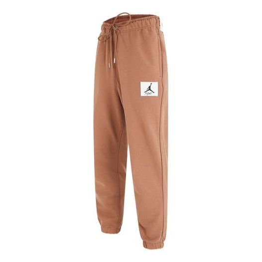 Спортни панталони Jordan Air Jordan Essentials Statement Knit Pants Кафяво | DA9813-256