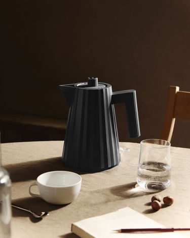 Домашен декор Alessi Plisse Electric Water Kettle Черно | MDL06.1.B, 1