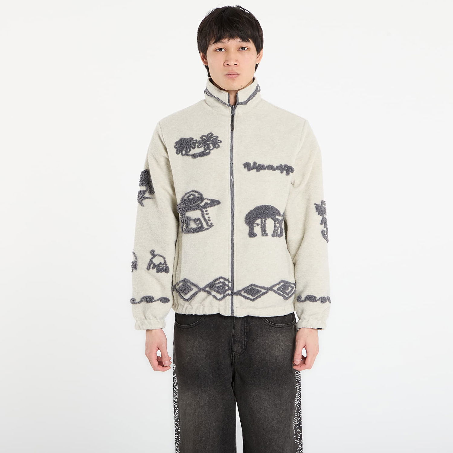 Яке RIPNDIP Blonded Reversible Jacket Сиво | RNDHOL25103, 1