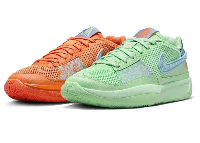 Кецове и обувки Nike Ja 1 Mismatched Зелено | DX2294-800, 0