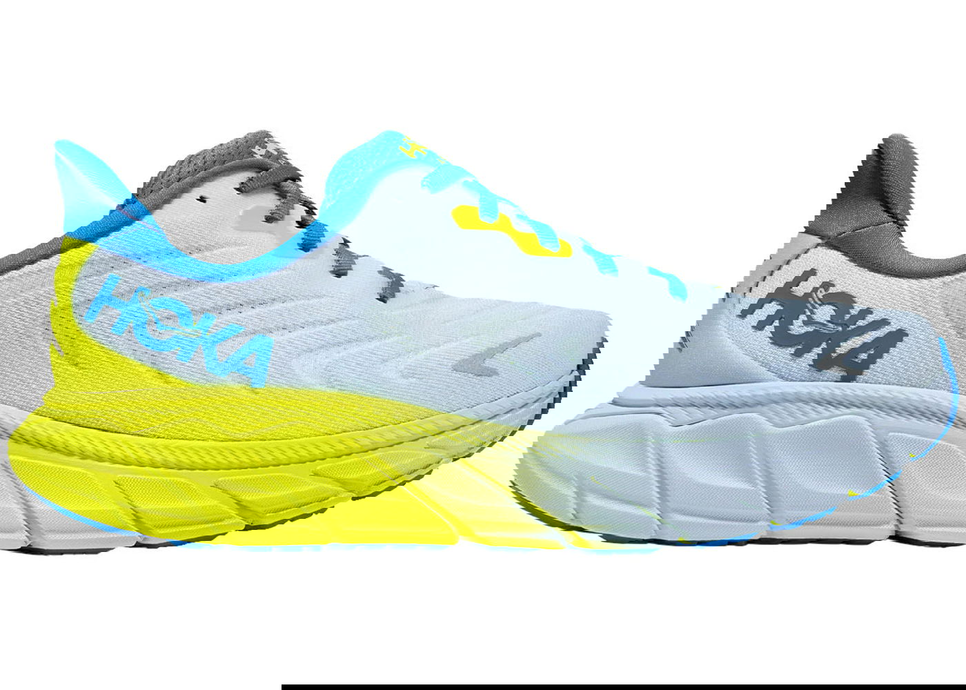Кецове и обувки Hoka One One Arahi 6 Ice Water Evening Бяло | 1123194-IWEP, 0