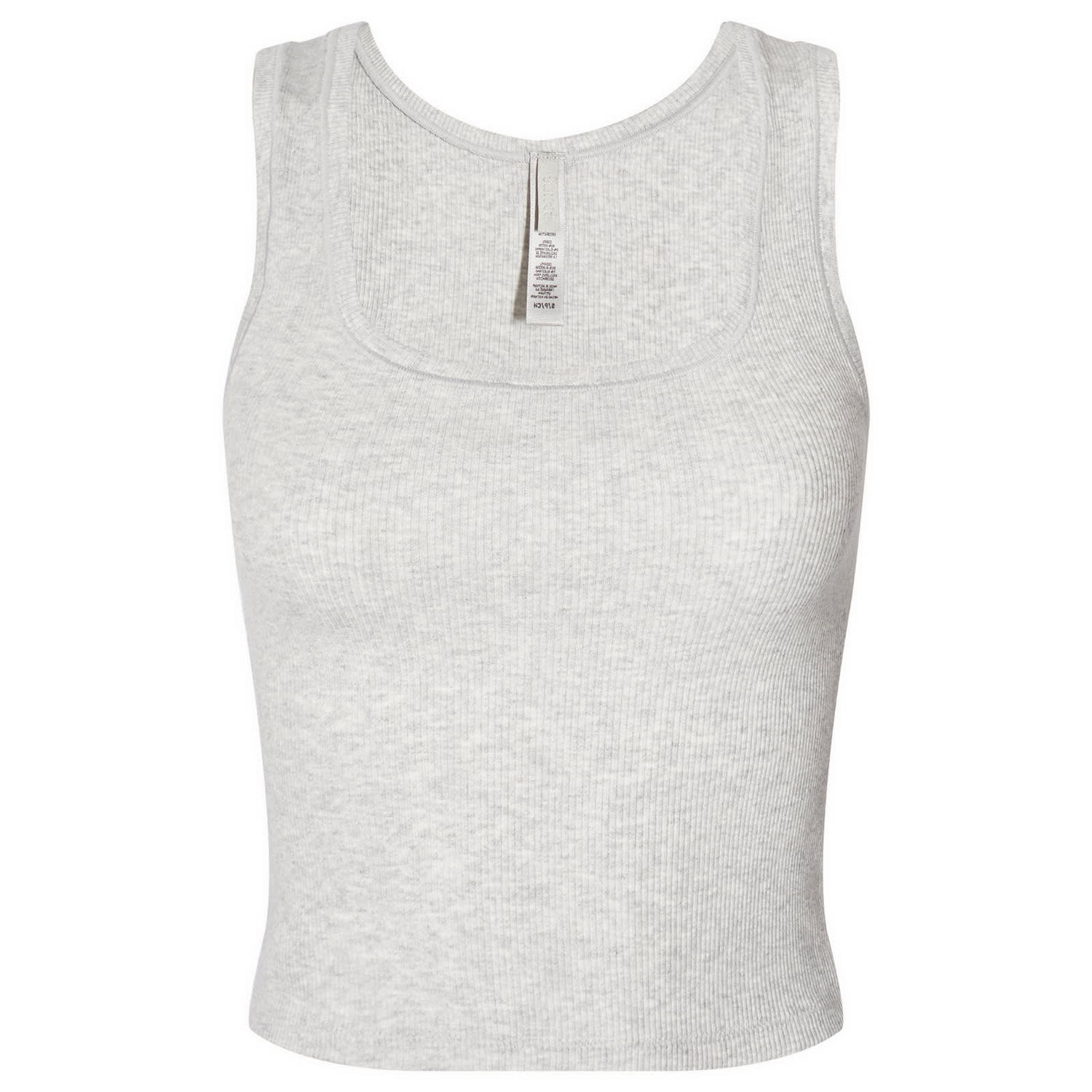 Потник SKIMS Rib Tank Top Сиво | AP-TNK-0038-LHG, 0