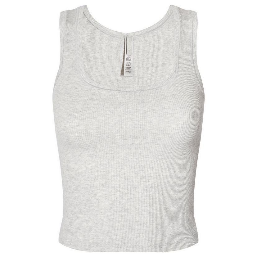 Потник SKIMS Rib Tank Top Сиво | AP-TNK-0038-LHG