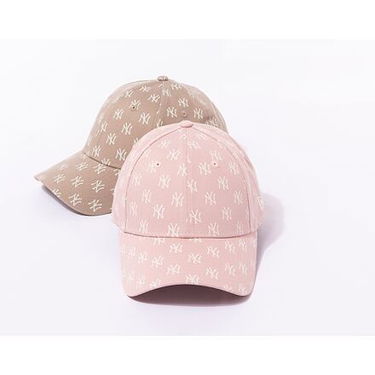 Шапка с козирка New Era 9FORTY MLB Monogram New York Yankees Pale Rose Розово | 60434993, 2