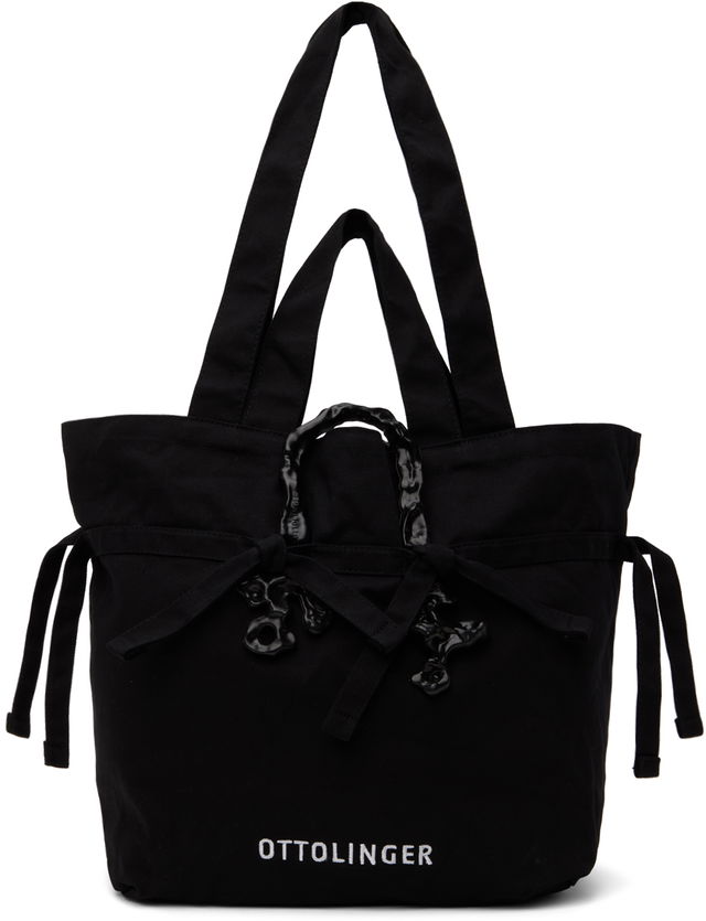 SSENSE Exclusive Tie-Detail Tote with Sculptural Charms